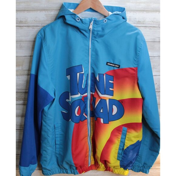 Members Only X Looney Tunes Windbreaker Jacket Space Jam Tune Squad A New Legacy - Picture 1 of 10